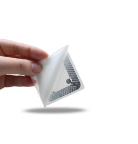 RFID-raamatukogu sildi raamatu silt ISO15693 protokolliga isekleepuv paber Fudan FM13HF02N kiibi silt