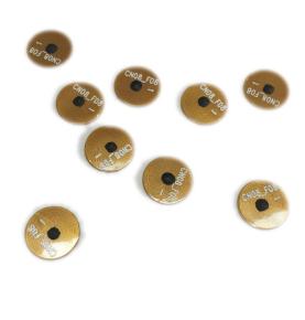 Paindlik FPC elektrooniline silt läbimõõduga 8 mm ehete võltsimisvastane silt pakendikiip valikuline NFC metallivastane silt