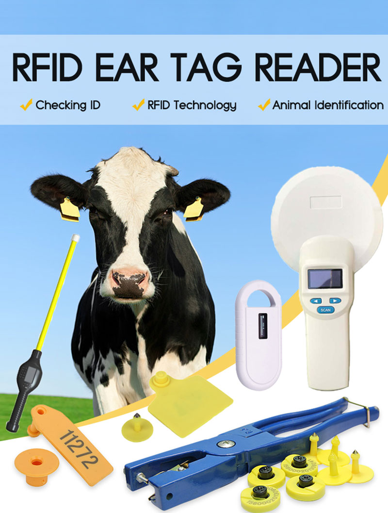 134,2 kHz madalsageduslik loomade RFID-sildi lugeja
