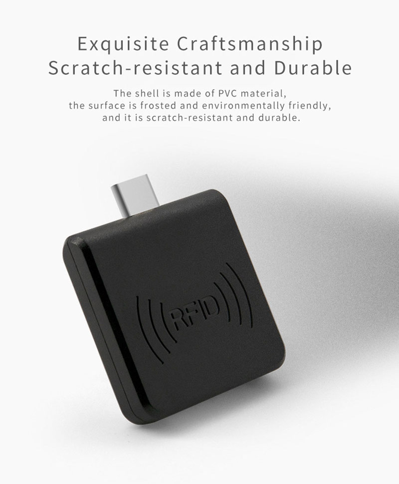 Sagedus 13,56 MHz Android-telefoni mikrokiibi RFID-lugeja 4