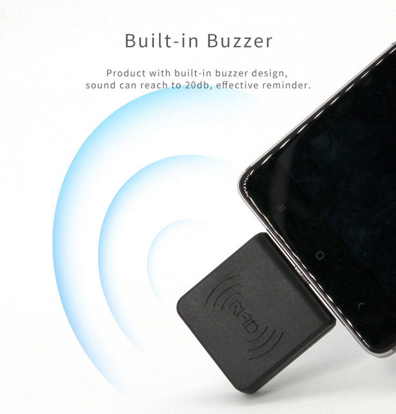 Sagedus 13,56 MHz Android-telefoni mikrokiibi RFID-lugeja 9
