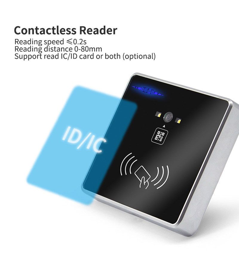 Mitmeotstarbeline QR-koodi skaneeriv RFID-pääsukontrolli lugeja 3