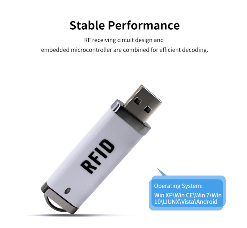 USB-kujuline RFID-minikaardilugeja 4
