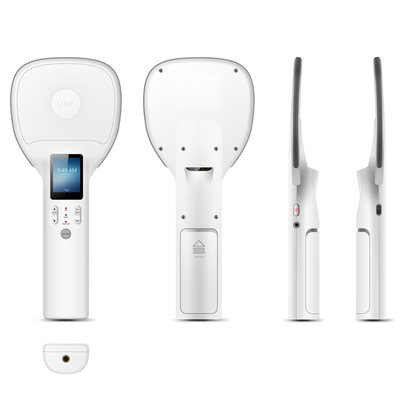 Kaasaskantav passiivne RFID-vöötkoodiskanner UHF-i pihuarvuti NFC RFID-lugeja