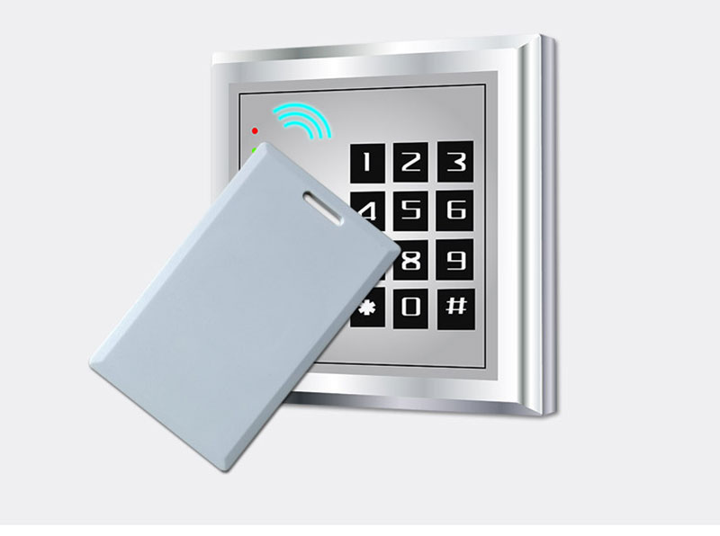 ID-kaardi kohandatud induktsioon RFID-omandi juurdepääsu kontroll kohalkäimine TK4100 kiibiga paks kaart 125k madalsageduslik LF liige valge kaart4