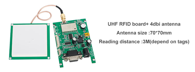 Ühekanaliline RFID-lugeri moodul UHF raadiosagedustuvastusega mobiiltelefoni arvutisse sisseehitatud UHF-kaardilugeja moodul6