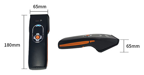 Kaasaskantav Bluetooth 4 meetri kauguselt reguleeritav 860-960 MHz 30 dBm pihuarvuti UHF RFID-lugeja inventuuri jaoks 8