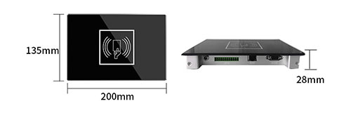 RFID UHF automaatse identifitseerimiskaardi lugeja jaemüügilao halduse kaasaskantav inventuurimasin
