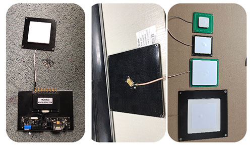 915 ümmarguse polarisatsiooniga UHF RFID keraamiline antenn PCB pikamaa SMA/TNC pistik UHF lugejaantenn 4