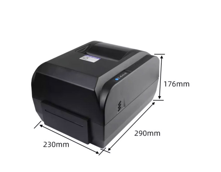 Tööstusliku kvaliteediga RFID elektrooniline sildiprinter UHF isekleepuv kaetud paberist pestav silditriipkoodi ja QR-koodi printer