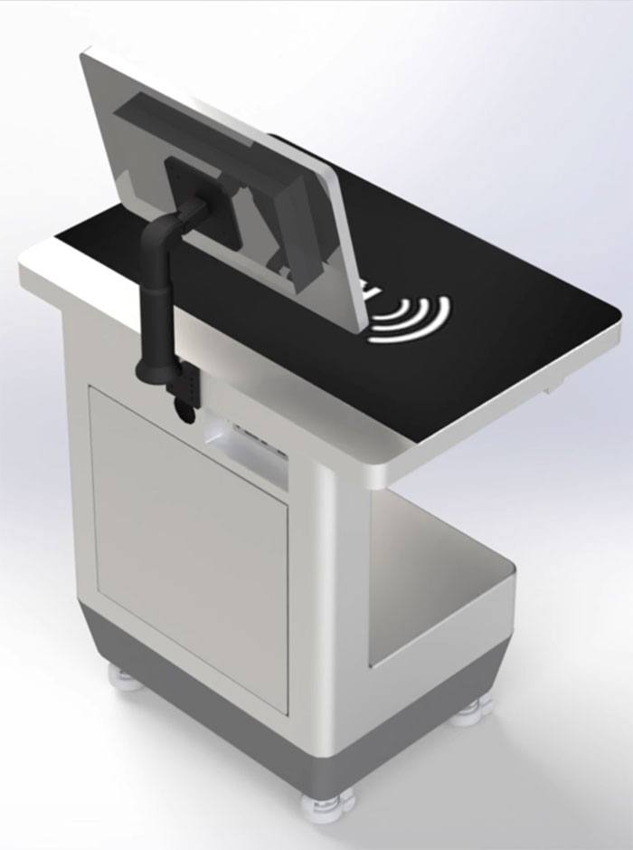 RFID vertikaalne tööjaam iseteeninduslik laenutus- ja tagastamisautomaat iseteenindusterminal UHF vertikaalse lugemis- ja arveldusplatvormi tootja 5