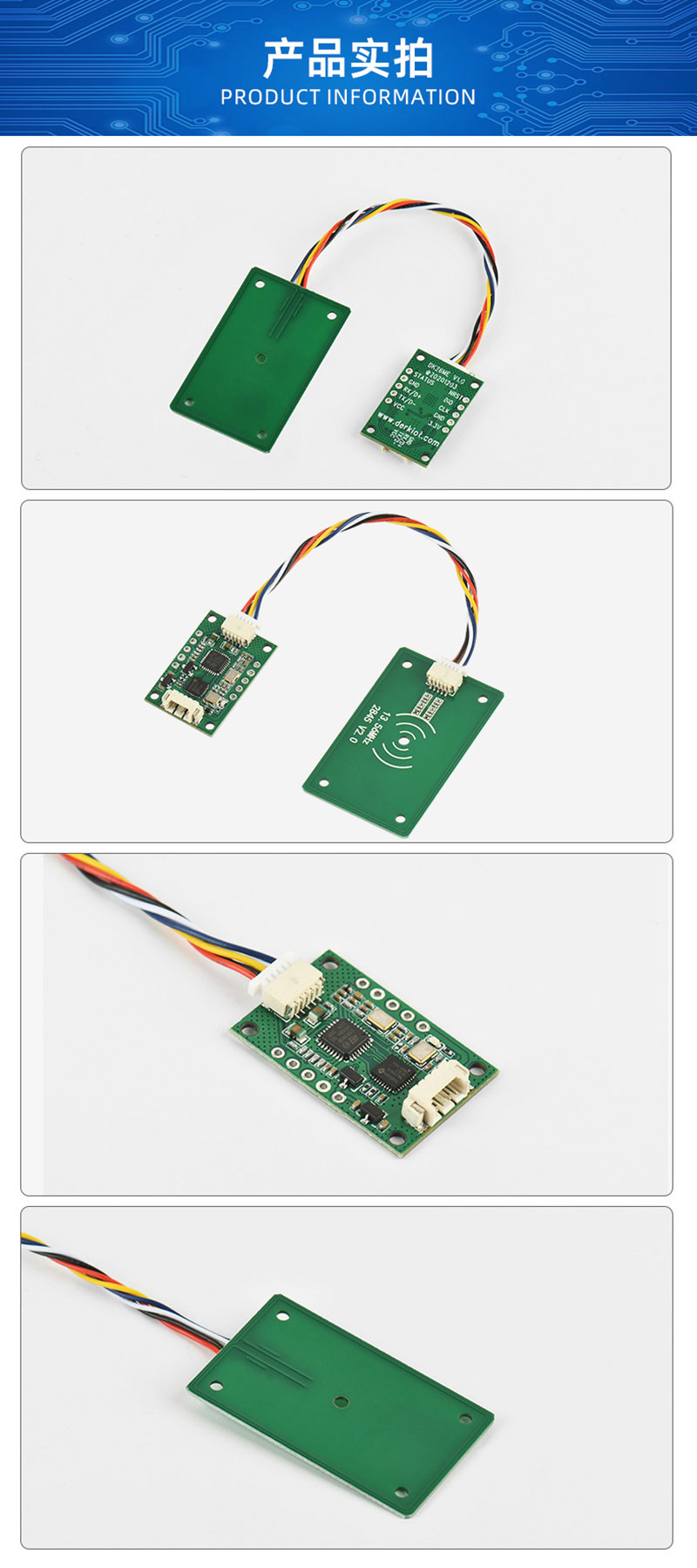ID-kaardi tuvastusmooduli ülitundliku NFC-mooduli tootja tarnib RFID IC-d kaardi lugemise induktsioonmoodul 2