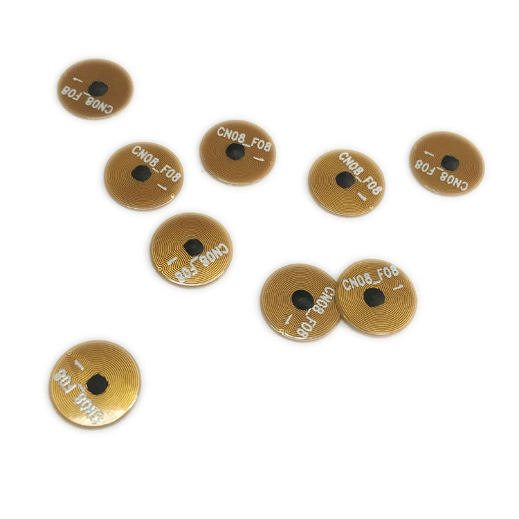 Paindlik FPC elektrooniline silt läbimõõduga 8MM ehte võltsimisvastane silt pakendil, valikuline NFC metallivastane silt 4